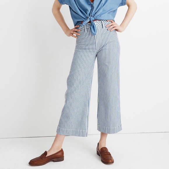 NWT! Madewell Wide Leg Pants - Picture 3 of 5